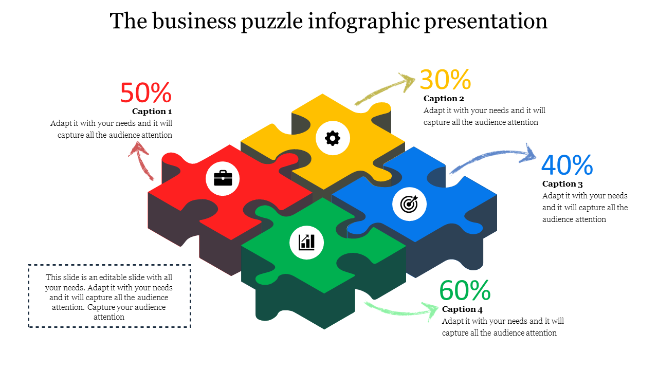 infographic presentation-The business puzzle infographic presentation